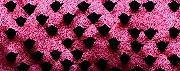 Tela rosa suave con puntos negros ilustración de fondo de textura de papel tapiz abstracto colorido
