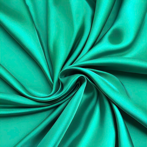 Foto tela de satén de seda de fondo drapeado de seda con pliegues ondulados