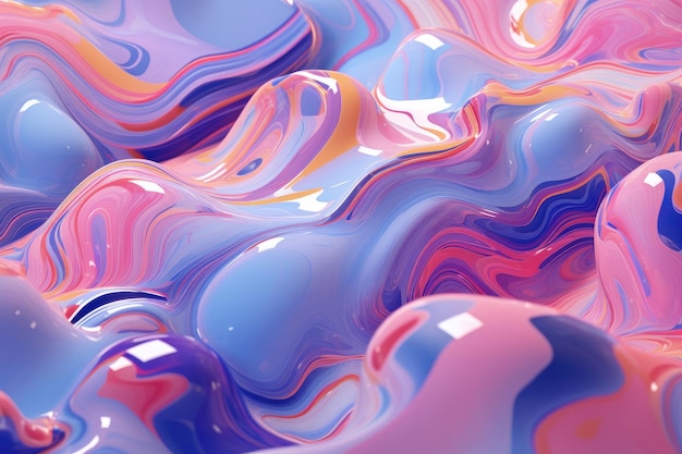 Foto tela de tela degradada ondulada de cromo iridiscente fondo de moda abstracto holográfico ultravioleta