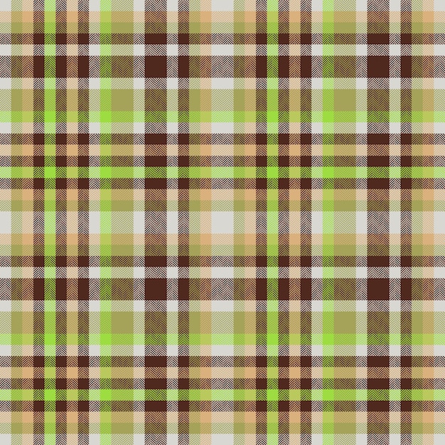 Tela de textura de patrón de textil de vector de tartán con una verificación de fondo a cuadros sin costuras