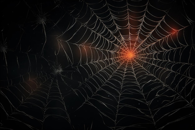 La telaraña oscura de Halloween