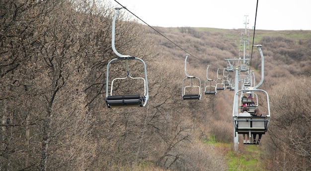 Teleférico en Jermuk Armenia Hermosa vista