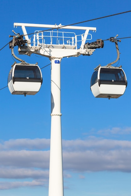 Teleférico en Lisboa Portugal