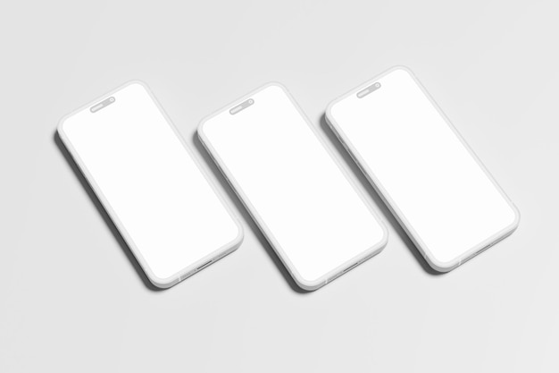 Telefon-Ton-Mockup leer