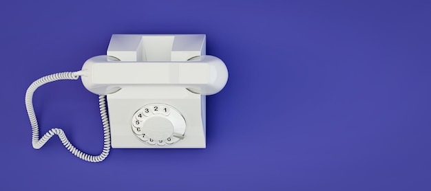 Foto telefon von oben mit farbe des jahres 2022 hintergrund retro und vintage 3d-render-illustration