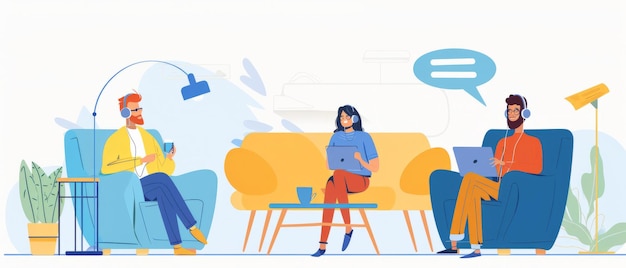 Telefone em Mão Configuração Azul Uma Gamer Meninas Ganhando Streak