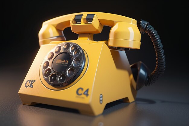 Telefone tradicional com manivela, história do telefone fixo, estilo retrô clássico, papel de parede antigo