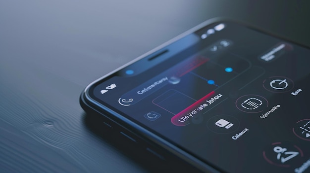 un teléfono con la aplicación de la aplicación en él que diceokon es