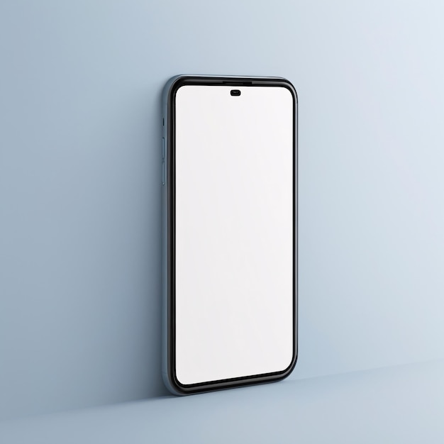 un teléfono blanco con un marco negro y un borde negro