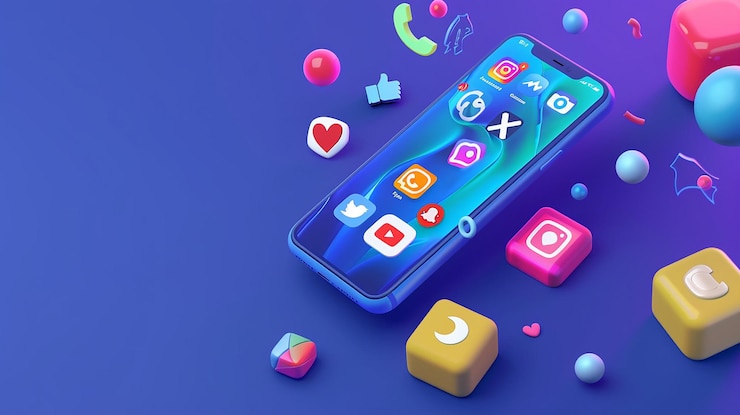 Foto un teléfono celular con la palabra " u " en él