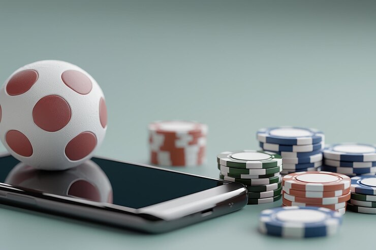 Teléfono móvil con pantalla de chips de fútbol y juegos