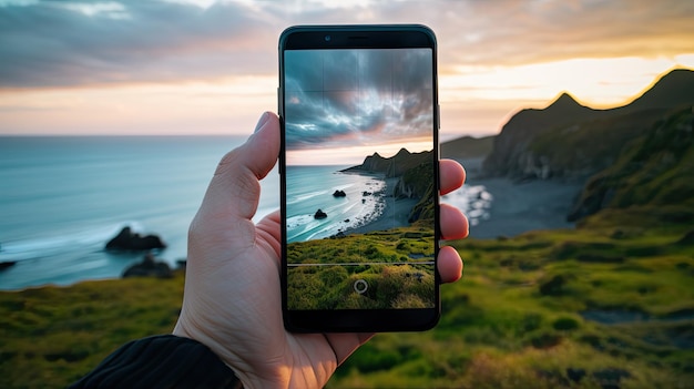 Teléfono con tecnología de selfie