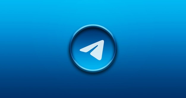 Telegram-Glas-Logo-Symbol-Hintergrund