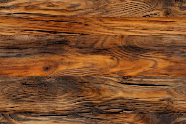 Telha de madeira rústica Textura sem costura padrão repetível