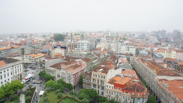 Foto telhados de lisboa com vista de alfama lisboa portugal