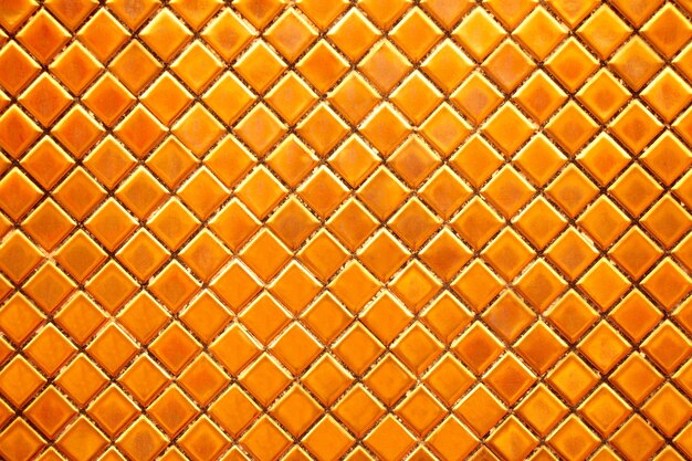 telhas de mosaico de diamante dourado para fundo de textura