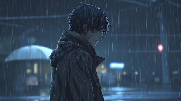 telón de fondo al estilo de Makoto Shinkai