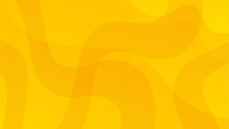 Telón de fondo amarillo vibrante con superposición de forma orgánica fluida y movimiento dinámico