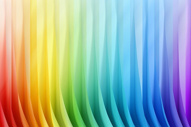 Foto telón de fondo de arco iris abstracto con líneas suaves en los colores del arco iris