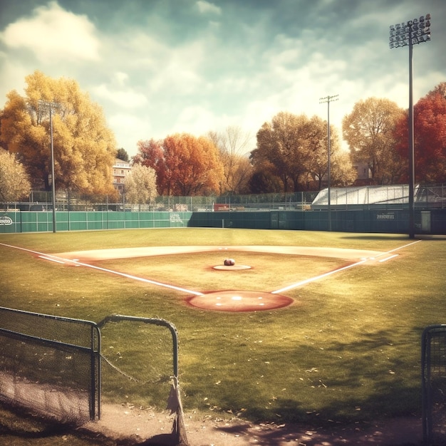 Foto telón de fondo para el béisbol