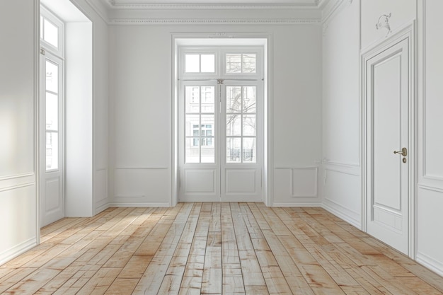 telón de fondo blanco en la habitación con pintura gris en la pared