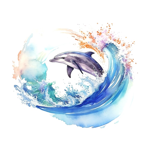 Foto telón de fondo para el delfín
