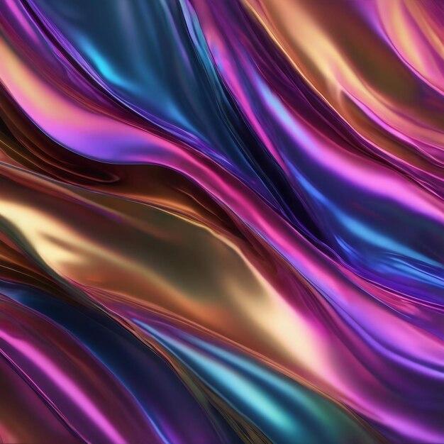 El telón de fondo holográfico abstracto de moda es de color iridescente suave