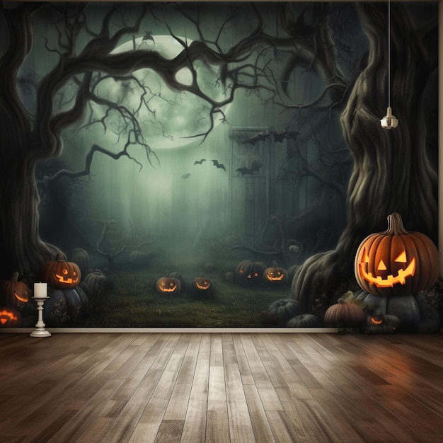 Foto telón de fondo inspirado en halloween