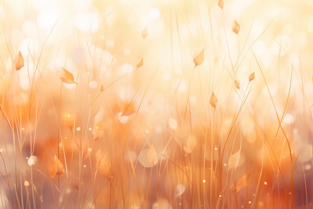 Un telón de fondo de otoño exuberante con tonos y texturas vibrantes