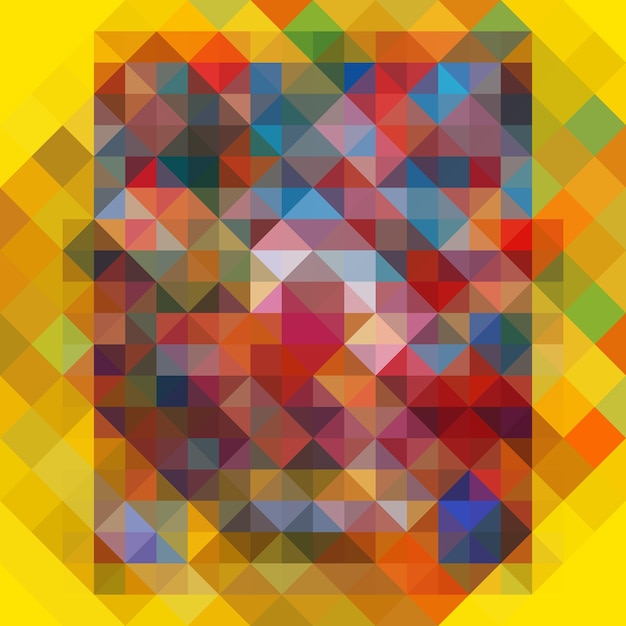 Telón de fondo poligonal abstracto colorido Efecto poligonal bajo telón de fondo polígono