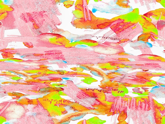 Telón de fondo de textura abstracta. Patrón sin costuras de acuarela roja carmesí. Ilustración de textura vintage. Diseño de tela de aquarela geométrica. azulejos sin costuras fluidos. papel psicodélico.