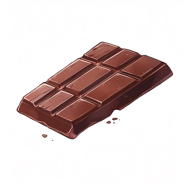 Tem uma barra de chocolate que tá derretendo no chão generative ai