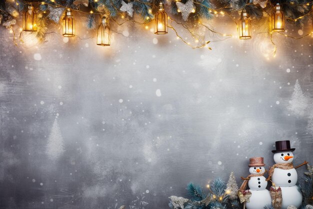 Tema blanco hermoso concepto de Navidad con espacio en blanco