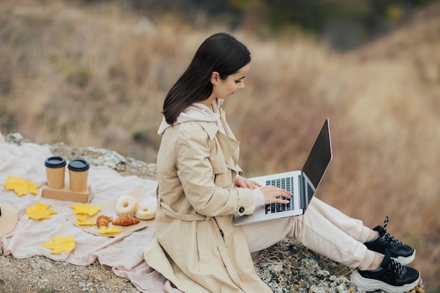 Tema de trabalho ao ar livre