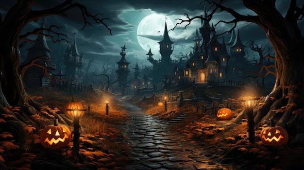 Tema de fondo de Halloween