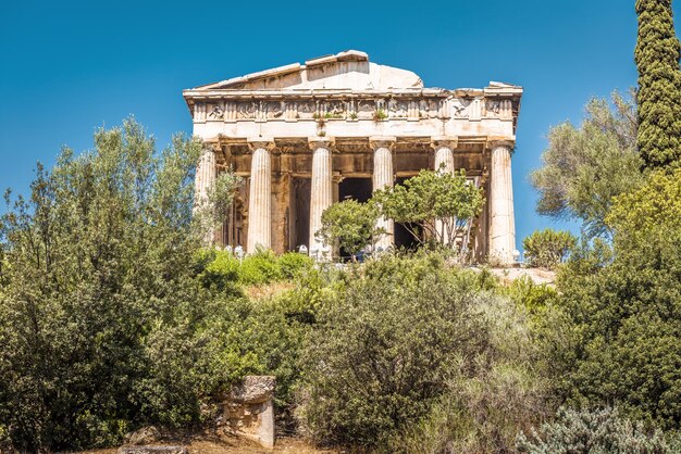 Tempel des Hephaistos im antiken Agora Athen Griechenland