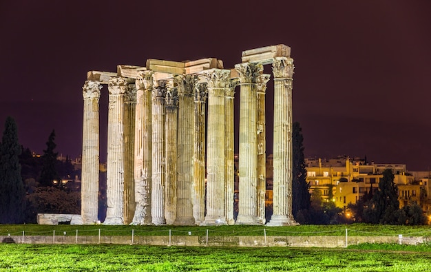 Tempel des olympischen Zeus in Athen, Griechenland