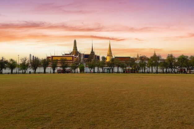 Tempel des Smaragd-Buddha oder Wat Phra Kaew-Tempel, Bangkok, Thailand