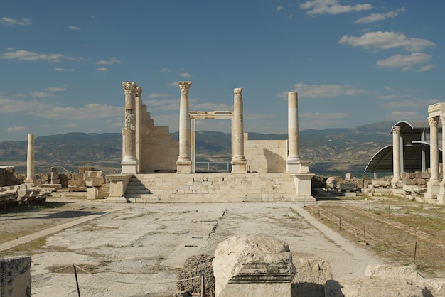 Tempel in Laodicea auf der antiken Stadt Lycus in Denizli Turkiye