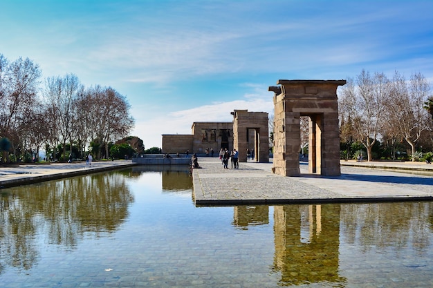 Tempel von Debod Madrid Spanien