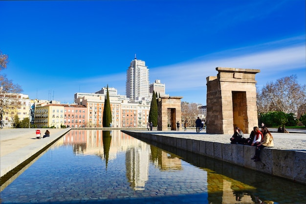 Tempel von Debod Madrid Spanien