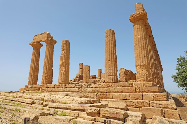 Tempel von Juno (Hera) im Tal der Tempel, Agrigento, Sizilien, Italien