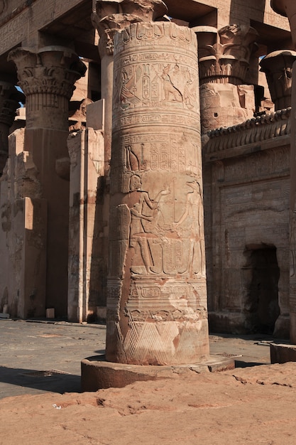 Tempel von Kom-Ombo am Nil in Ägypten