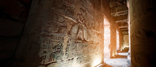 Tempel von Sethy dem Ersten in Abydos Mittelägypten