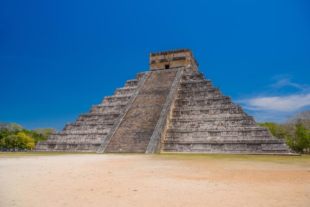 Tempelpyramide von Kukulcan El Castillo Chichen Itza Yucatan Mexiko Maya-Zivilisation