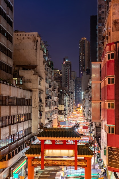 Tempelstraßen-Nachtmarkt Hong Kong