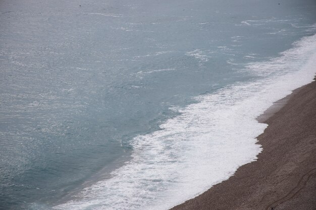 Tempestade e ondas do mar