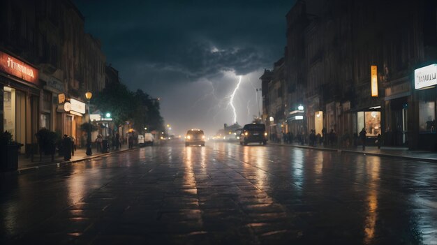 tempestade na cidade