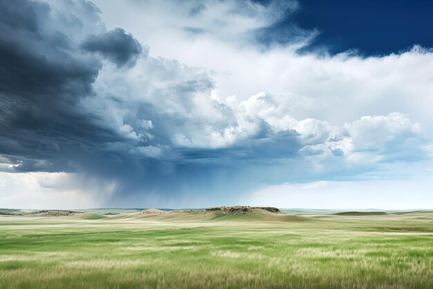 tempestade no campo