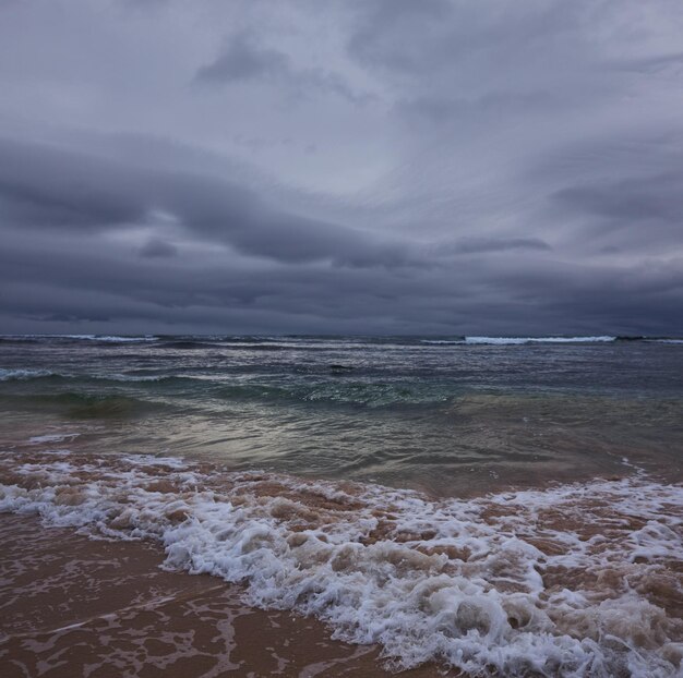 Tempestade no oceano